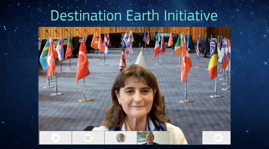 The Destination Earth launch event also presented an opportunity to address questions. 