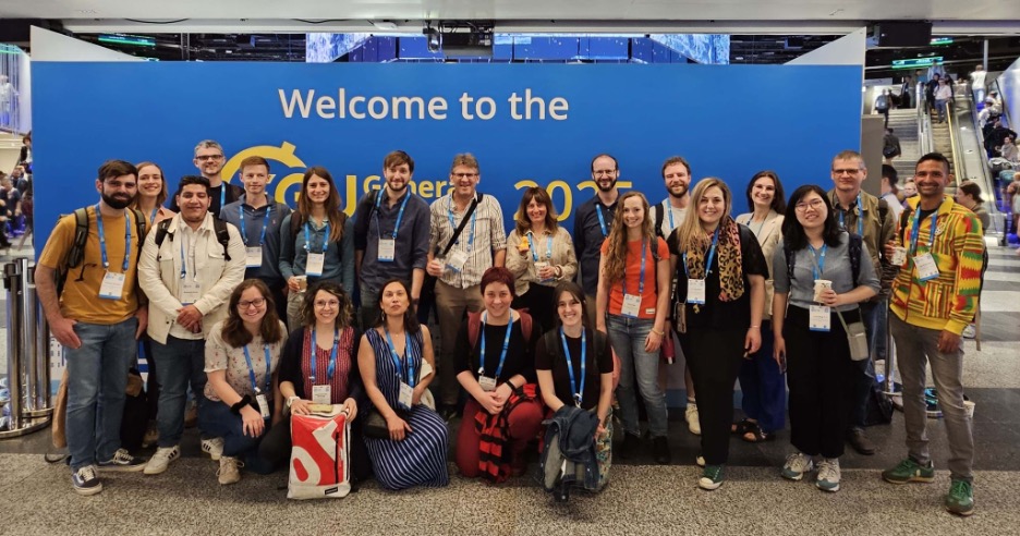 Participants from ECMWF at the 2025 EGU General Assembly.