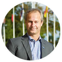 Portrait of Nils Wedi, who led the paper on digital twin technology for Destination Earth.