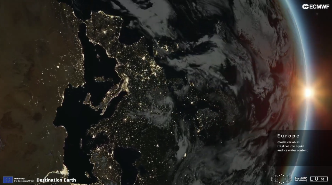Global 5km resolution climate simulation