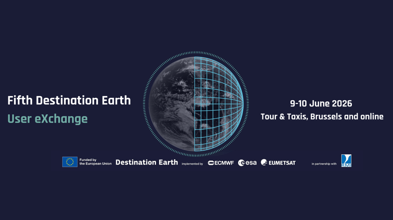 Register now for the fifth Destination Earth User eXchange